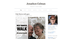 Desktop Screenshot of jonathoncolman.org