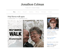 Tablet Screenshot of jonathoncolman.org